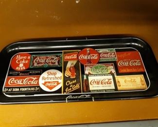 Assorted Coca Cola Advetising Tins