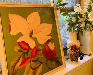 Oriental Vase, Wall Art Painting