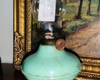 Early 19C. Oil Lamp