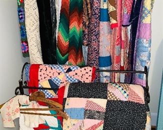 Multiple Handmade Quilts