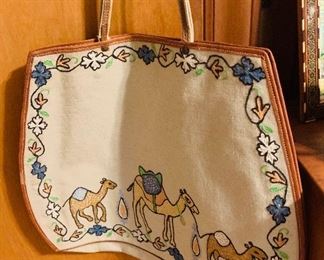 Embroidered Linens, Hand Made Linens, Hand Bags