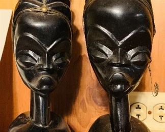 African, Hand Carved Accents