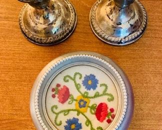 Sterling Silver Weighted Candlesticks