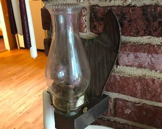 another hurricane lamp (because it's HURRICANE SEASON, get it?) (We at Bee's Knees have you covered for all your black-out needs)