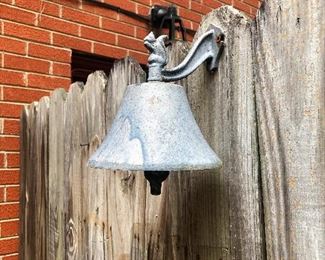 old iron petina dinner bell
