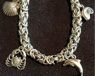 Sterling Bracelets, Charms 