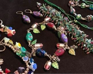 Multi Color Bracelets, Earrings