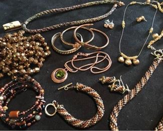 Copper, Mocha  Gold Tone