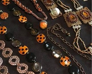 Glass  Metal in Chocolate Tones