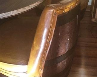 Barrel Chairs & Table