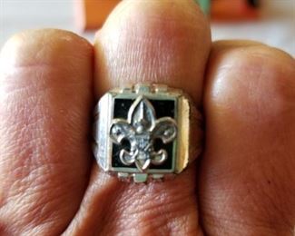 Old Boy Scout ring