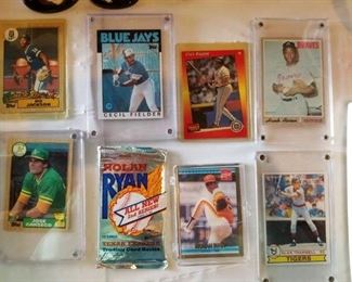 Collectible baseball cards