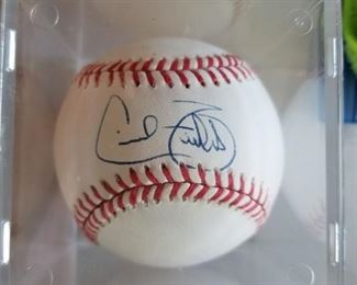 Autographed by Cecil Fielder...