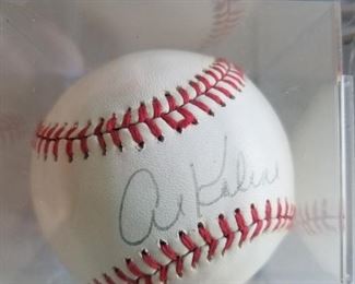 ..and we have Al Kaline! We also have autographed baseballs from Kirk Gibson, Dan Petrie, Lance Parrish and more!!