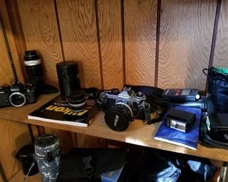 Lots of camera equipment & lenses