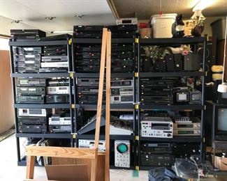 Wide shot of some of Dads Inventory