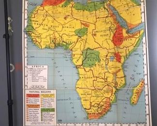 1949 Africa Cloth School Map