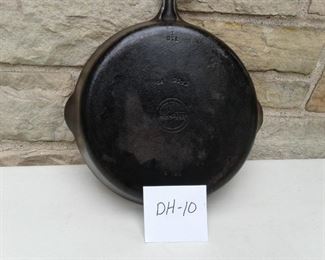 Griswold No 9 Cast Iron Skillet Lot II of II