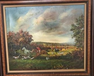 Horse and Hound Painting https://ctbids.com/#!/description/share/222884