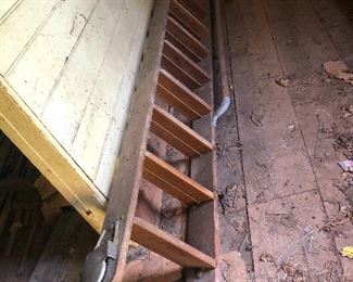 Library rolling ladder
