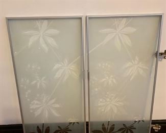IKEA glass frosted doors