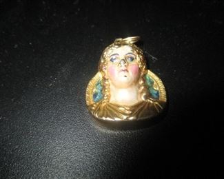Fine Comus 1908 14k gold pin. Rare.
