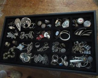 Part of the collection of sterling silver jewelry.