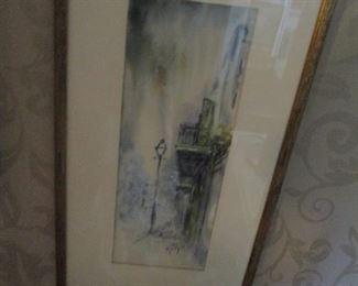 Robert Rucker French Quarter watercolor