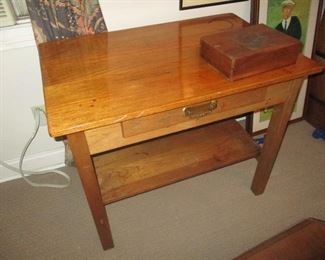 CRESCENT CITY FURNITURE signed arts and crafts desk