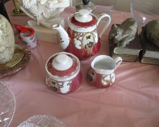 Russian porcelain tea set