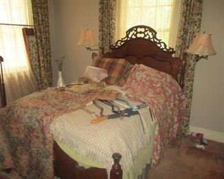Fancy American Victorian bed