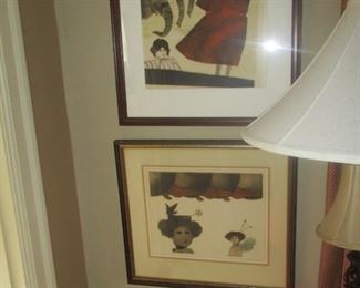 THREE signed works by Leticia Terrago purchased from the 927 shop