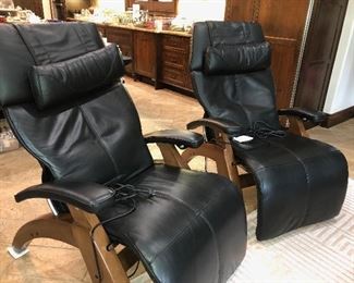 Relax The Back Leather Electric Recliners - Zero Gravity
