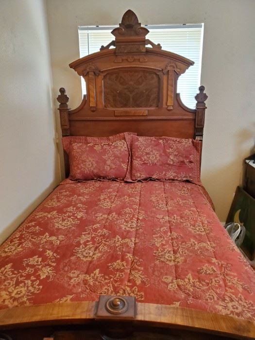 This is possibly an Eastlake Bed, worth coming out just to view it.  Beautiful and not priced near what you would pay elsewhere.  Truly an investment!