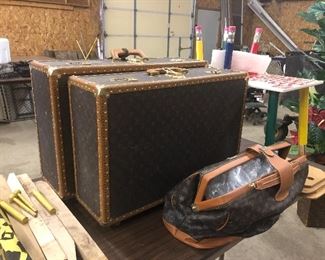 LV luggage 