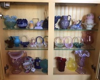 Fenton glass collection