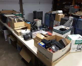 Vintage Records and VIntage Camera Equipment