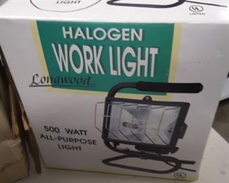 Halogen Work Light!