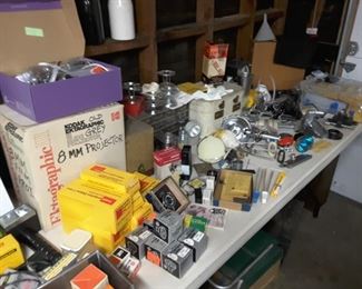 Vintage Collection of Camera and Photography Equipment and Supplies to enjoy and treasure!