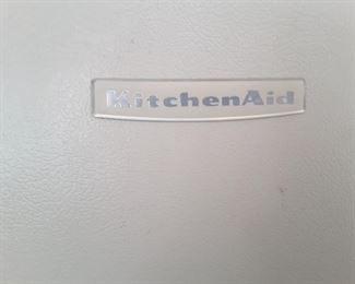 Kitchen Aid Refrigerator Freezer, White.