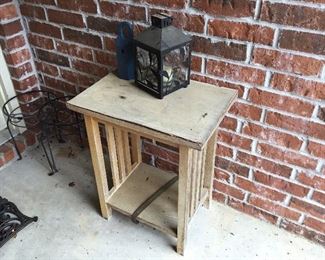 Table at front door