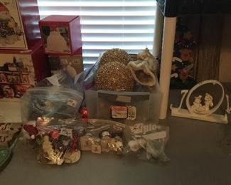 Lots of ornaments - Hallmark, Lenox, etc