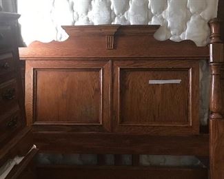 Bedroom 3 - Queen headboard, footboard & mattress/box springs