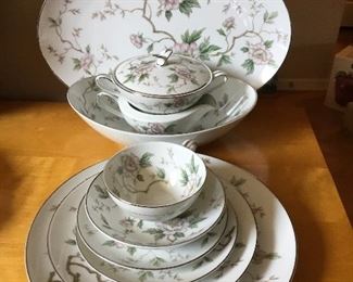 Vintage Noritake "Chatham" complete set of dishes with completer pieces