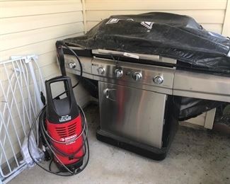 Outside items on patio