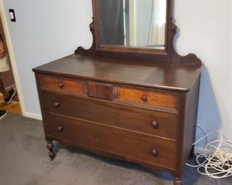 Nice Antique Dresser with mirror