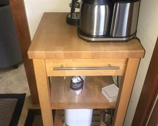 WOODEN KITCHEN STAND