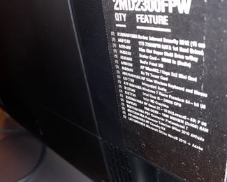HP DESKTOP COMPUTER 2MD2300FPW