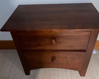 WOODEN NIGHTSTANDS-2 AVAILABLE  26”L x 16”D x 23”H