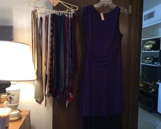 Men’s ties, formal ladies dresses. Great for your next Cruise!